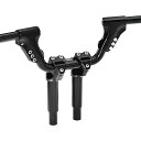 M8 ソフテイル、ロードキング Sandoval Open Road ハンドル/ライザーキット 14.5インチ (ブラック) KRAUS