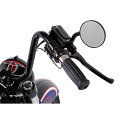 Drag Specialties ヴィンテージスタイル タル型グリップ ブラック ケーブルスロットル用 0630-0594