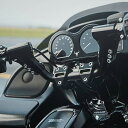 2015〜2023 ロードグライド Sandoval Open Road ハンドル/ライザーキット 12.5インチ ゲージマウント付 (ブラック) KRAUS