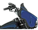 【Wind Vest】2310-0283 ウインドシールド 4インチ ブラック 1996〜2013 FLHX、FLHT、FLHTC、FLHTCU、FLHTK