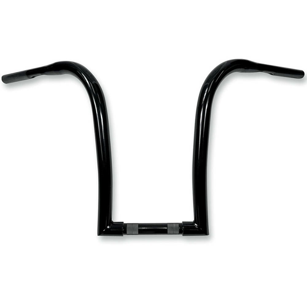 【LAチョッパーズ】0601-4042 ナイスカーブズ・1.25インチエイプハンドルバー　グロスブラック　14イン..