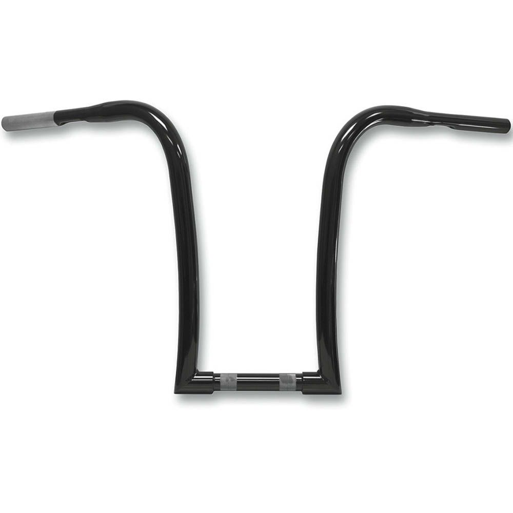 【LAチョッパーズ】0601-4044 ナイスカーブズ・1.25インチエイプハンドルバー　グロスブラック　16イン..