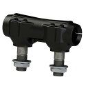 M8 ファットボーイ Atlas Wide ファットハンドルバー用 ライザー (マットブラック) Thunderbike