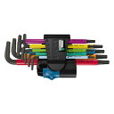 581776:WERA マルチカラー・トルクス・キーレンチセット マグネット仕様
