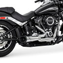 ハーレー M8 ソフテイル フルエキ ショーティー BUNDLE クローム コンバット ブラック フリーダム パフォーマンス HD01873
