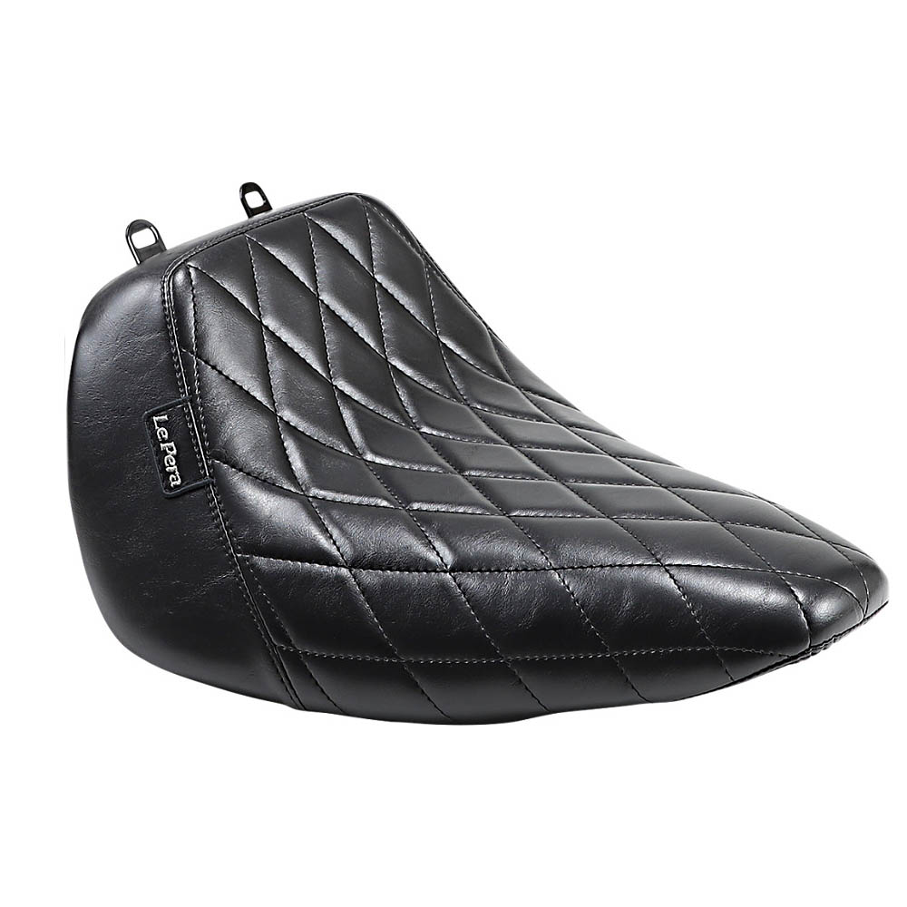 M8ファットボーイ ベアボーンズ ソロシート ダイアモンドステッチ Le Pera