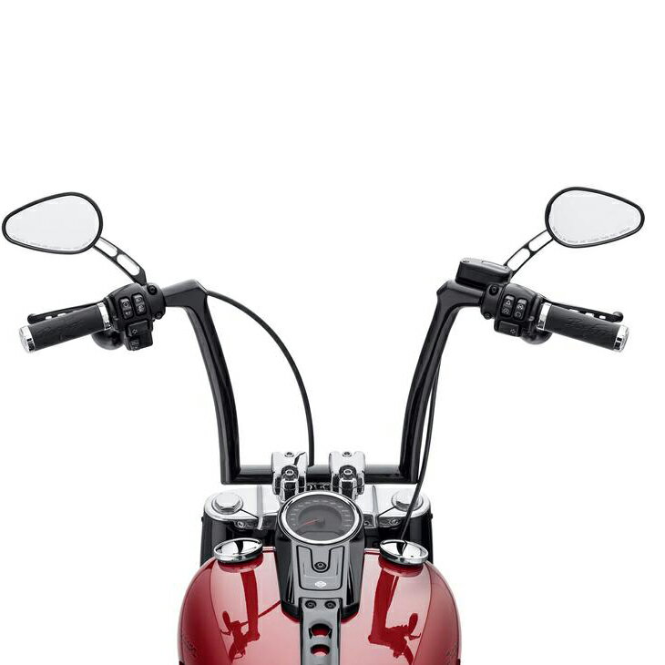 ハーレー ダビッドソン M8ソフテイル 1.25インチ Fused ハンドルバー グロスブラック 55801029