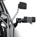ハーレー純正 FLSB、FXBR、FXBRS 66 Collection ライダーフットペグ ブラック 50502150