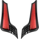 2014以降 FLHX/S、FLTRX/S、FLHRXS LEDフィラーパネルライト レッドレンズ CW-SBFL006-BK-RD