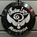 M8ソフテイル Indian Larryロゴ ダービカバー グロスブラック Indian Larry Motorcycles