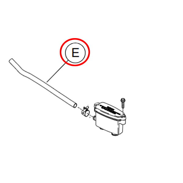 ハーレー純正 ミッドコントロールキット用ブレーキライン　VRSCDX 42268-08A