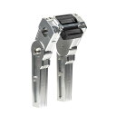 FXBB/S、FXLRST アジャスタブル ライザー 8インチ シルバー 1-1/8インチハンドル用 Vitys Design (ビティーズデザイン)