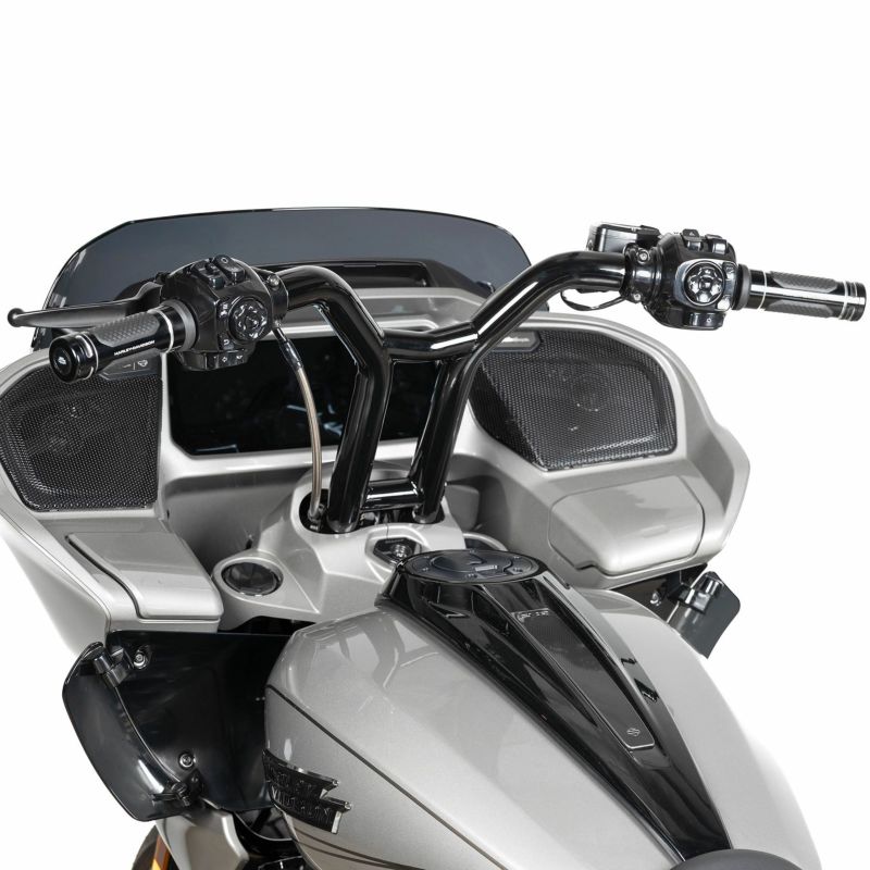 2024以降 ロードグライド FR-T 1.5インチ径 Tハンドルバー 14インチ (ブラック)