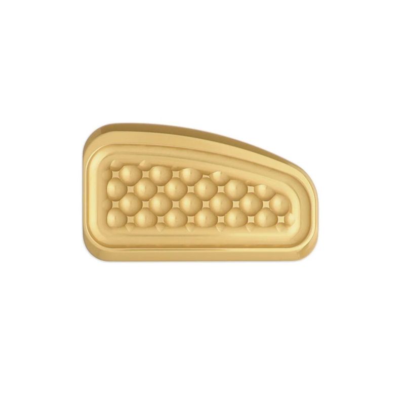 M8ソフテイル ワッフル・ブレーキペダル (ゴールド) サイクルスミス