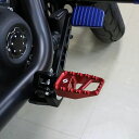 M8 ソフテイル、スポーツスターS、ナイトスター、パンアメリカ アルミ削り出し フットペグ (レッド) スピードラ