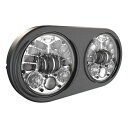 【CUSTOM DYNAMICS】PROBEAM アダプティブ LEDヘッドライト クローム 1998〜2013 FLTR/U、FLTRX 2001-2135