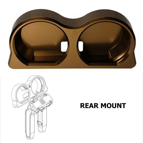 2015〜2023 FLTR OGライザー用 デュアル メーターゲージ リアマウント ブロンズ OG（オリジナルガレー..