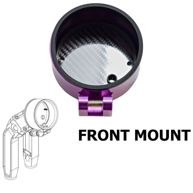 OGライザー用 シングル メーターゲージ フロントマウント パープル OG（オリジナルガレージモト）