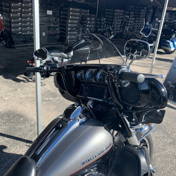 【Fat Baggers】1.5インチ・ポインテッドトップ ハンドルバー 12インチ ブラック 805012-B