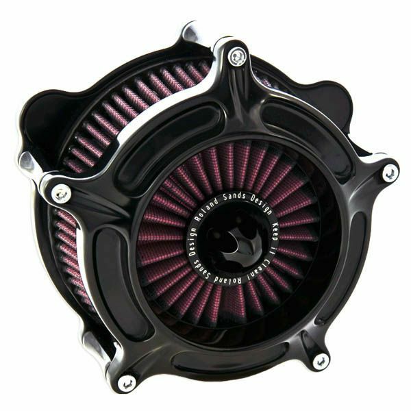 【RSD】タービン エアクリーナー ブラック・ツヤ有り スポーツスター 0206-2039-B