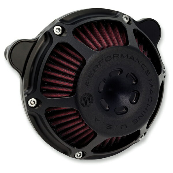 【PM】MAX HP エアクリーナー　ブラックOPS 電子制御スロットル車用 0206-2081-SMB