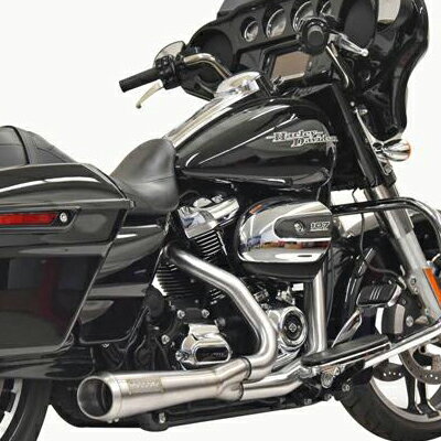 【Bassani】ロードレイジ ステンレス2in1ショートフルエキゾーストマフラー シルバー M8ツーリング