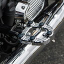 ハーレー用 【Arlen Ness】MXフットペグ クローム M8ソフテイル/パッセンジャー用 400-015