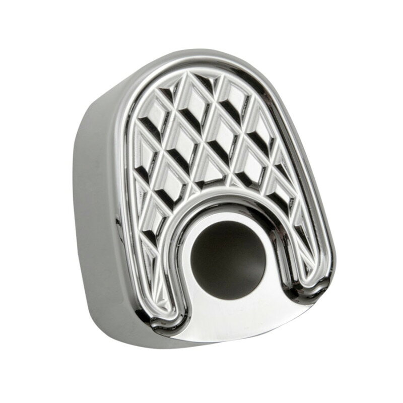 【エディ トロッタ】 イグニッション スイッチカバー　プラチナムカット　クローム 2014〜2023 FLHT/X、FLHTCUTG 2106-0369