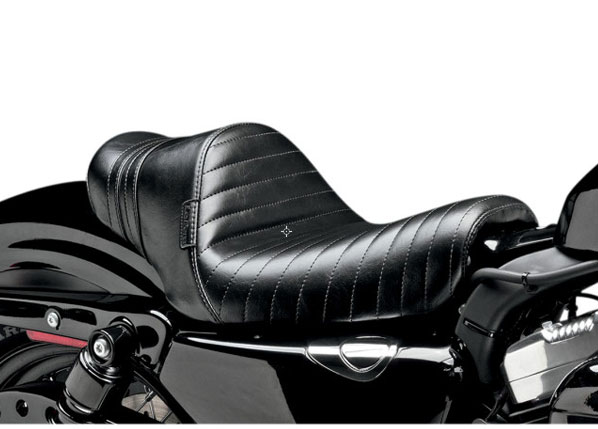 【ラペラ】 スタブ・カフェシート　スポイラー　2004〜2006 2010〜2021 スポーツスター LK-416BLK