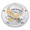 【純正】ゴールド・LIVE TO RIDEロゴ・コレクション・タイマーカバー