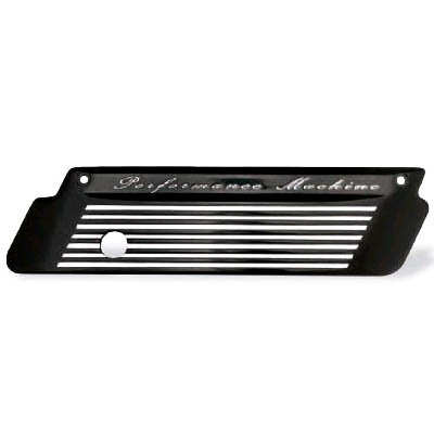 【パフォーマンスマシン】 Fluted サドルバッグ ラッチカバー コントラストカット 0200-2001-BM