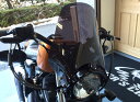 ハーレー スポーツスター ダイナ フォークマウント ウインドシールド スモーク 39mm