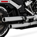 バンスアンドハインズ(Vance&Hines)ELIMINATOR 300 サテンクローム 2018～2024 FXBB、TXST、FXLR/S/ST、FXBR/S、FLSL、FLFB/S マフラー 16722