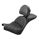 【サドルマン】 エクスプローラー LSツーリングシート ドライバーバックレスト付 FXBB/S等 0802-0954