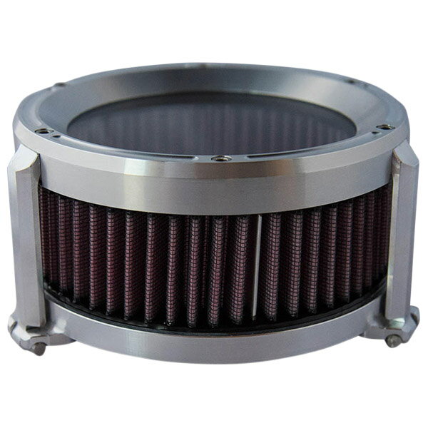 【TRASK】 ASSAULT チャージ ハイフロー・エアクリーナー ロウアルミ M8用 1010-2150