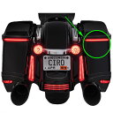 【シロ】C40068 Bag Blades サドルバッグライト コネクター付き 2014〜 ツーリング