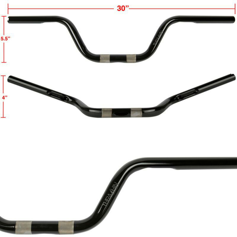 スラッシンサプライ TSC-2701-1 ハンドルバー ハイベンド　ブラック　電子制御対応 (THRASHIN SUPPLY)