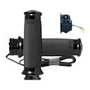 【エイボン】GRIP カスタムコントゥア ヒートグリップ ブラック ケーブルスロットル車用 0631-0235