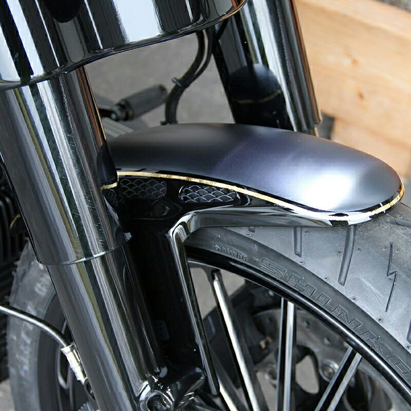 【カルトヴェルク】HD-TOU003 カスタムV2 フロントフェンダー 19インチ 未塗装 2014〜 ツーリング、トライク