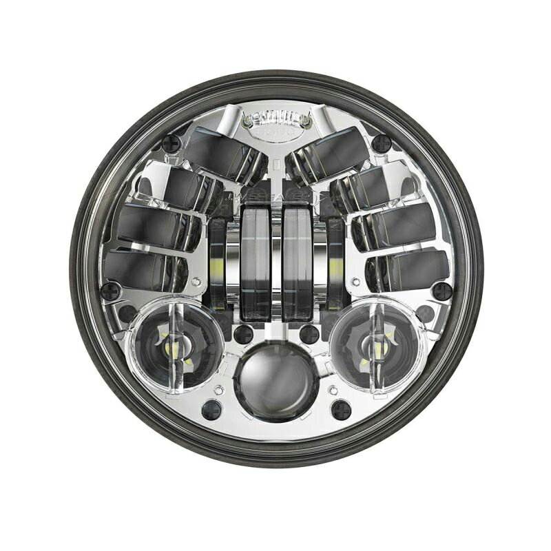 【J.W. スピーカー】2001-1780 アダプティブ2 5.75インチ LEDヘッドライト クローム