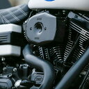 【S&S】ステルス トリビュート エアクリーナー ブラック ツインカム・ケーブルスロットル用