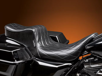 【ラペラ】 Cherokee-Pleatedシート ダイアモンド 2008〜 FLHT、FLHR、FLHX、FLTR(X) LK-027DM