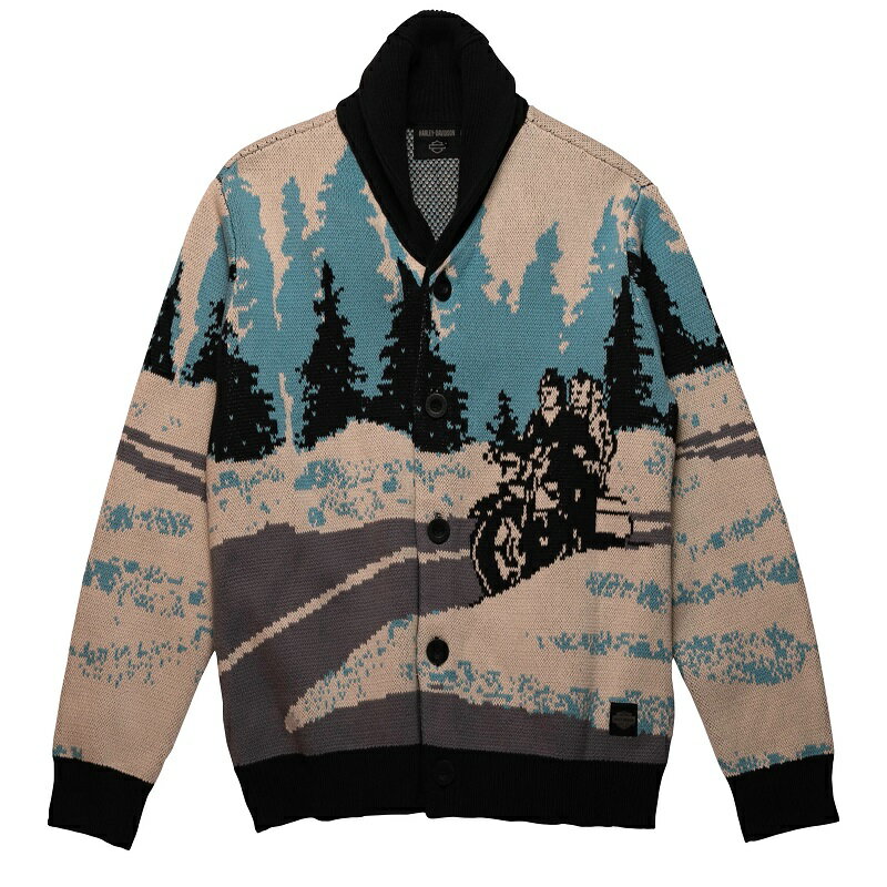 ハーレーダビッドソン メンズ セレブレーション・カーディガン_96308-23VM