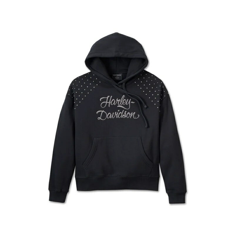 ハーレーダビッドソン ウィメンズ スタッズドアウト・プルオーバーパーカー_96570-24VW