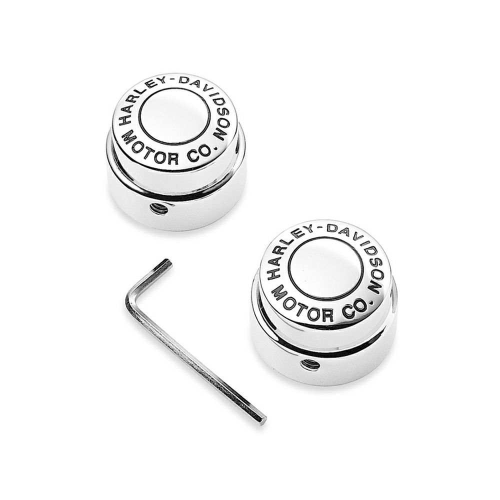 【43864-96】ハーレー純正 フロントアクスルナットカバー H-D MOTOR CO.ロゴHarley-Davidson Motor Co...