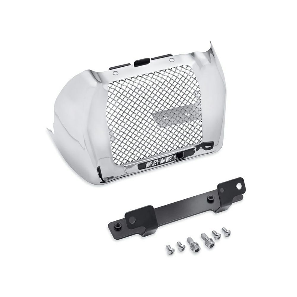 【25700633】ハーレー純正 オイルクーラーカバーOil Cooler Cover - Chrome M8ツーリング&トライク