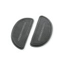 【50810-08】ハーレー純正 ハーフムーン・パッセンジャーフットボードパン&インサートHalf-Moon Passenger Footboard Pans ...
