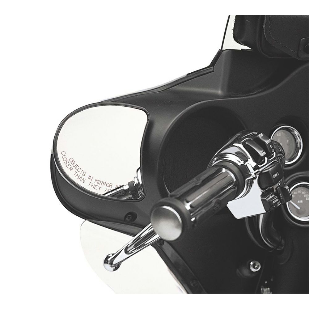 【91945-98B】ハーレー純正 フェアリングマウントミラー ブラックFairing Mount Mirrors EVOツーリング TCツーリング&トライク