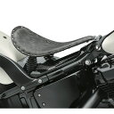 【52000320】ハーレー純正 ディストレストブラックレザー・ソロサドルLeather Solo Saddle M8ソフテイル