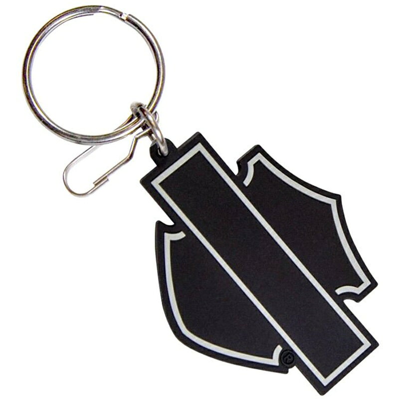 ハーレーダビッドソン HARLEY-DAVIDSON BAR＆SHIELD PVCラバーキーチェーン CRM-4521